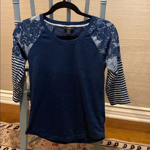 J.Crew 3/4 length tee - Picture 3 of 8